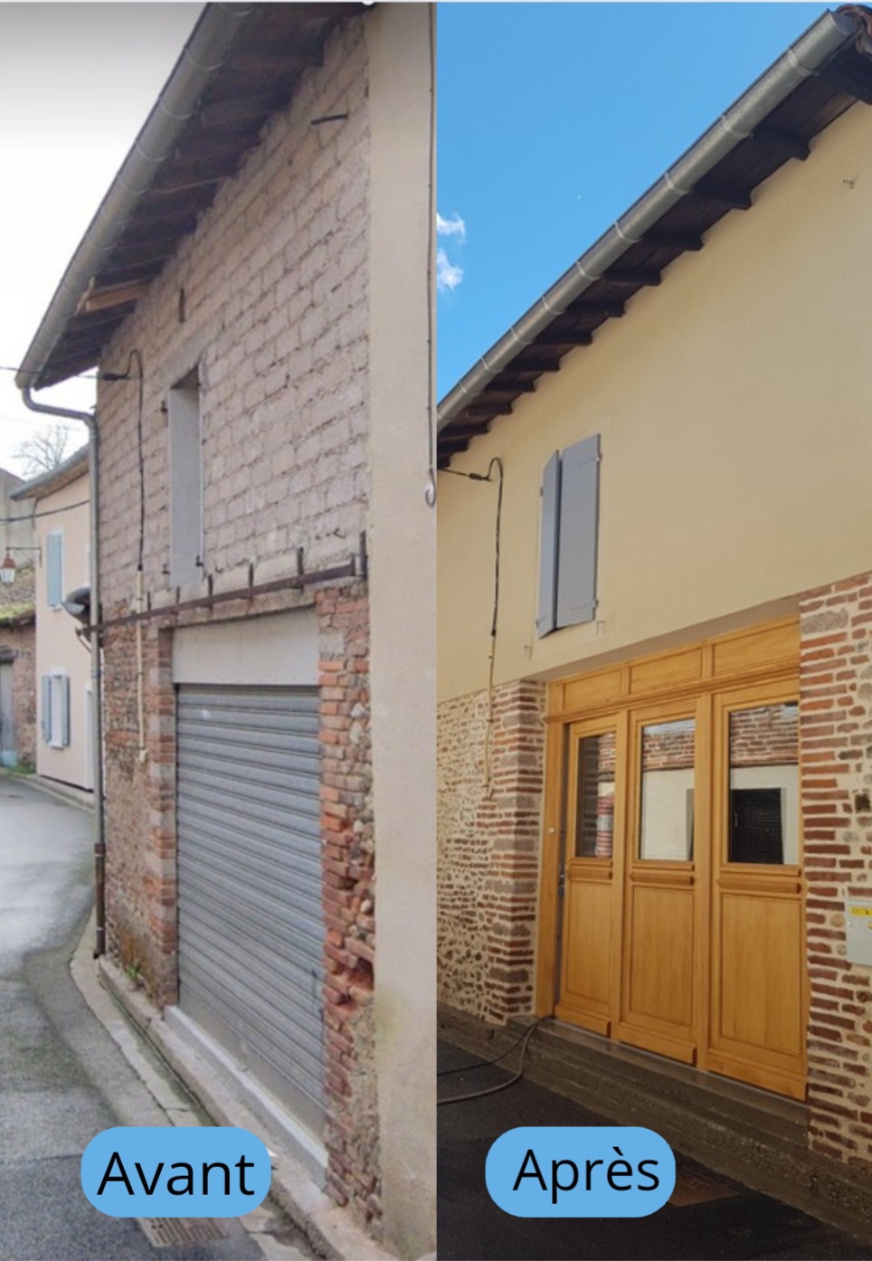Rénovation avant après