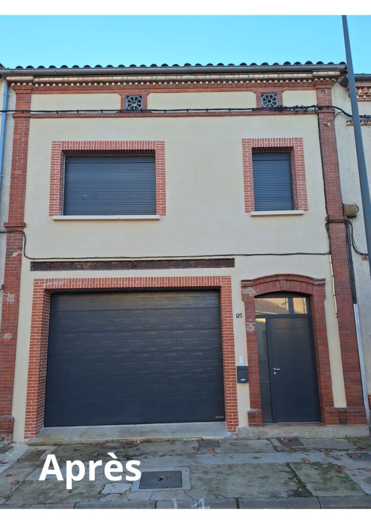 Rénovation crépi d'une maison de ville